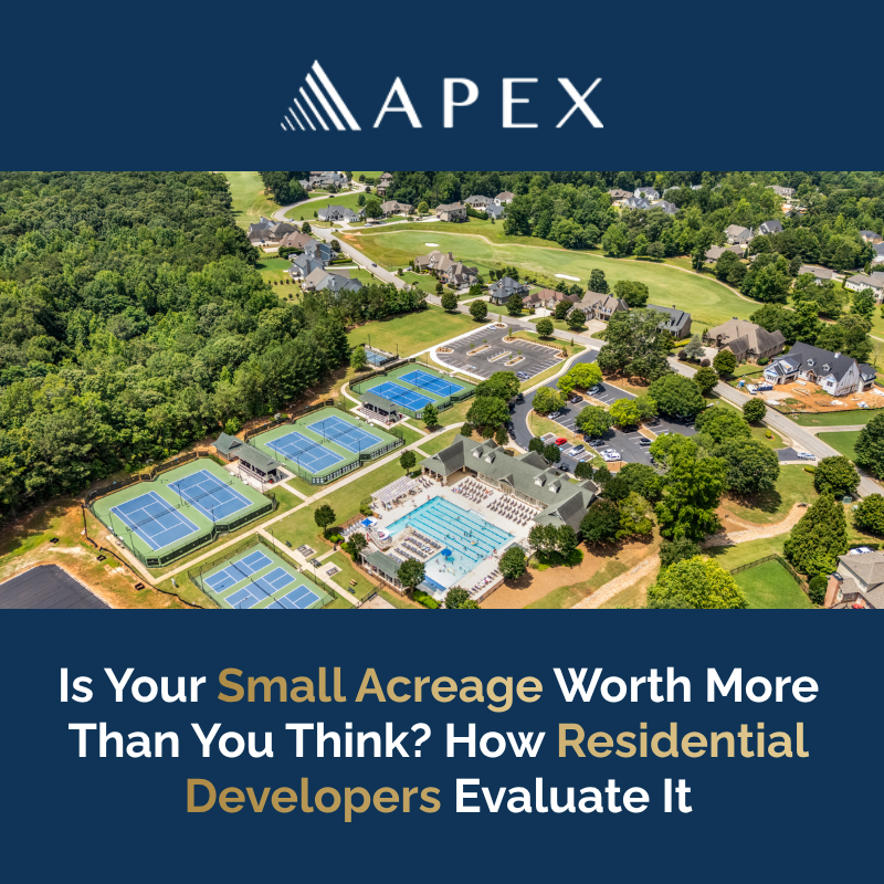 Is Your Small Acreage Worth More Than You Think? How Residential Developers Evaluate It