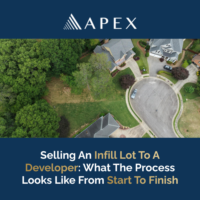 Selling An Infill Lot To A Developer: What The Process Looks Like From Start To Finish
